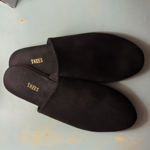 Women's Black TKEES Suede Mules